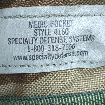 US Army Pocket Medic Kit Pouch Specialty Defense UCP Molle II  7638 Used (34cr- ca2-FEB154)
