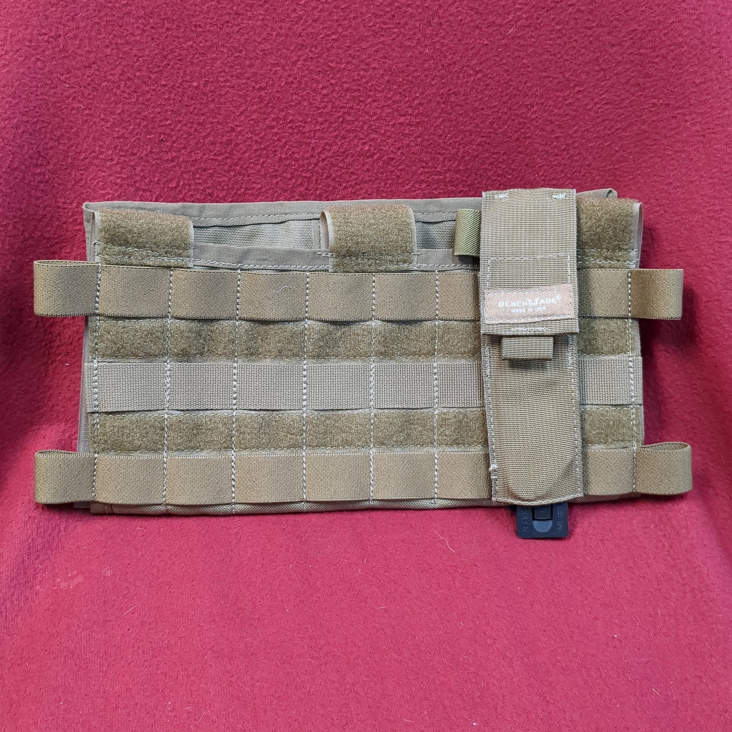Zulu Visor Panel W/Benchmade Hook Coyote Tan Excellent Condition (34cr- ca2-FEB180)