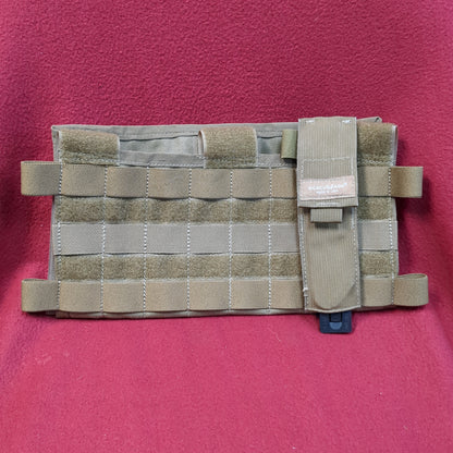 Zulu Visor Panel W/Benchmade Hook Coyote Tan Excellent Condition (34cr- ca2-FEB180)
