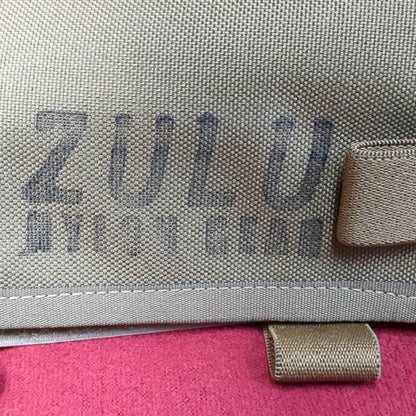 Zulu Visor Panel W/Benchmade Hook Coyote Tan Excellent Condition (34cr- ca2-FEB180)
