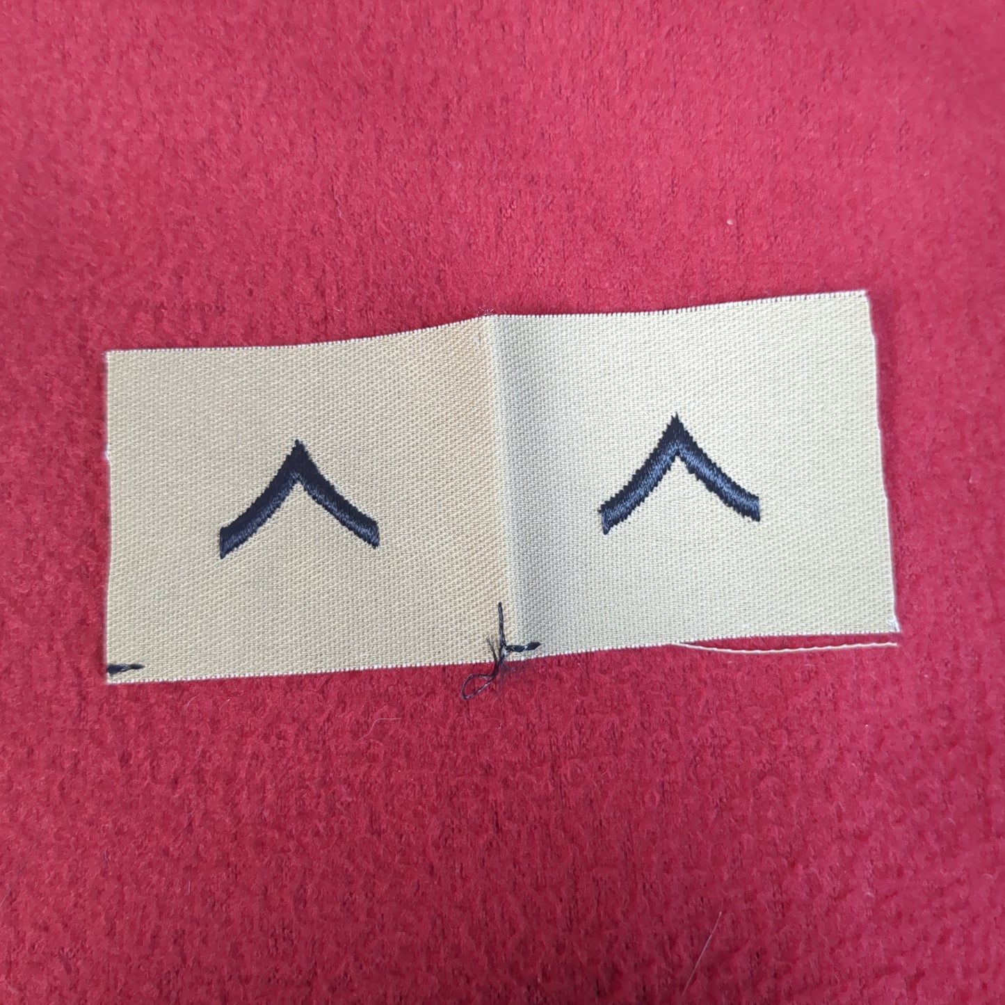 NOS US Army Set of E2 Private PVT Sew on Rank Desert DCU Camouflage (WSA01-G)