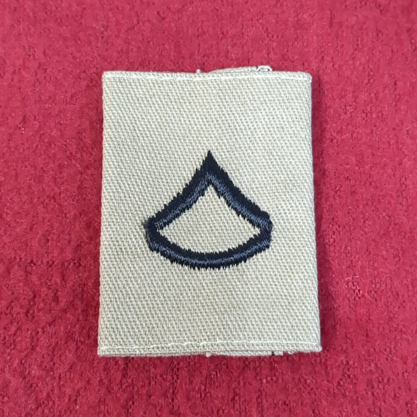 NOS US Army Gore-Tex E3 Private First Class PFC Slip-On Rank Desert DCU Camouflage (DP1-AA)