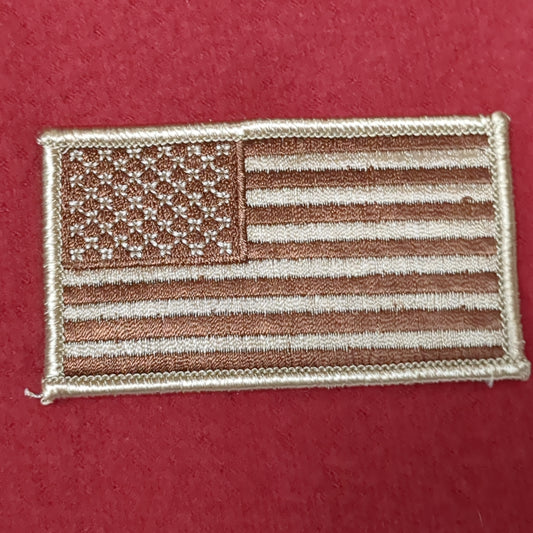 NOS US Army American Flag Forward Sew on Patch Desert DCU Camouflage (DP4-BC)