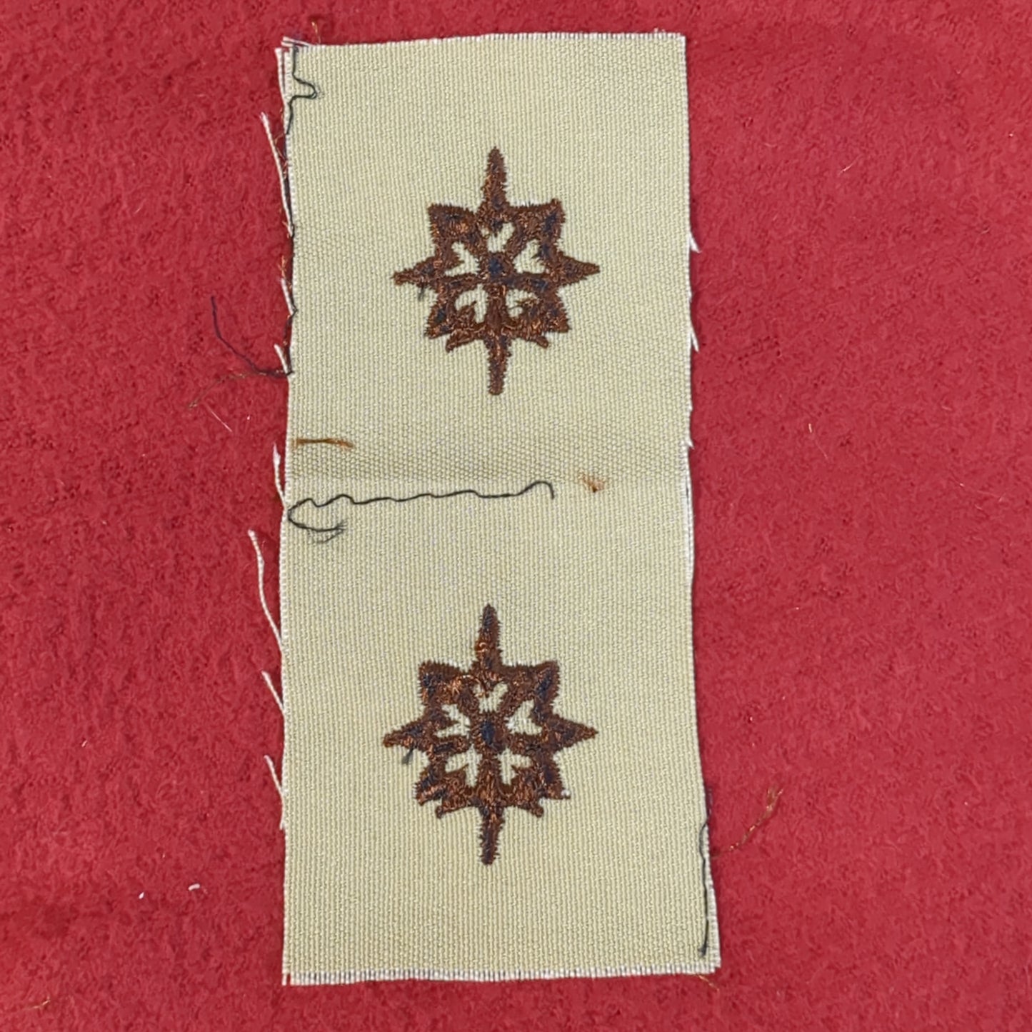 SET of NOS US Army Military Intelligence Branch Sew on Patch Desert DCU Camouflage (DP5-IC)