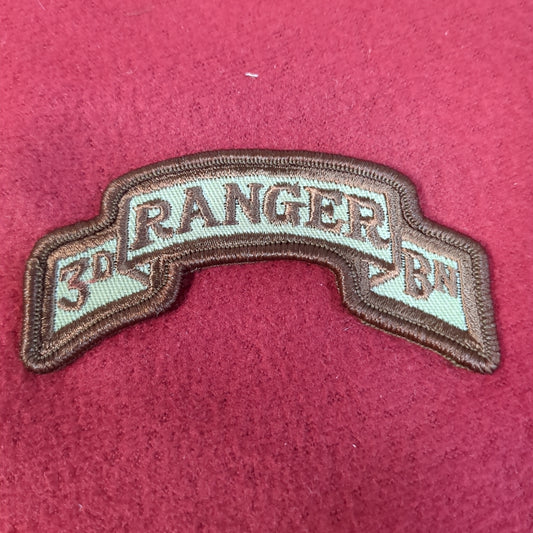 NOS US Army 75th Ranger 3rd Battalion Sew on Patch Desert DCU Camouflage (DP5-JC)