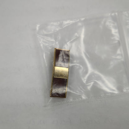 VINTAGE US Army Gold Bar Old Style WARRANT OFFICER 1 Dress Pin-On Badge Rank (16CR31)