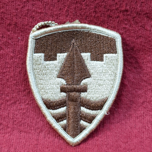 NOS US Army 43rd Military Police Brigade Patch Sew on Patch Desert DCU Camouflage (DP6-YC)