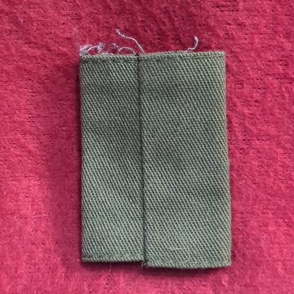 US Army PRIVATE FIRST CLASS PFC Rank GORE-TEX Woodland Slide-On OD Black (bu01-sp7)