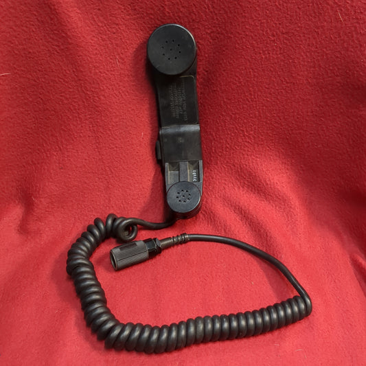VINTAGE US Army Sonetronics H250-U 5 pin Handset Microphone W/Volume Control Used (fc03-MAR92