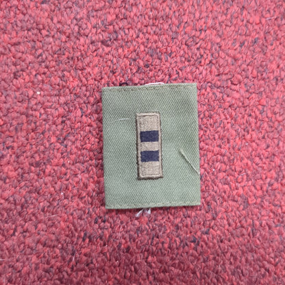 US Army CW2 CHIEF WARRANT OFFICER 2 WO2 Rank Slide On Gore-tex OD Subdued Woodland BDU (bu02-wo6)