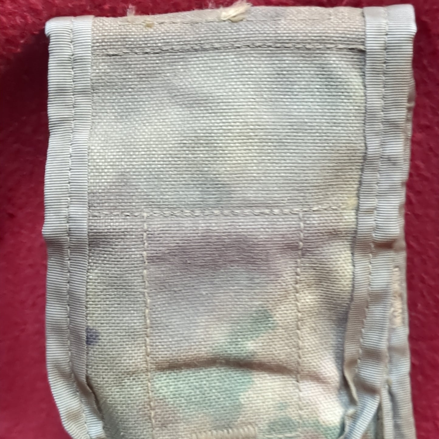 US Army MOLLE M4 2 Mag Pouch Used (ca07-ALP12)