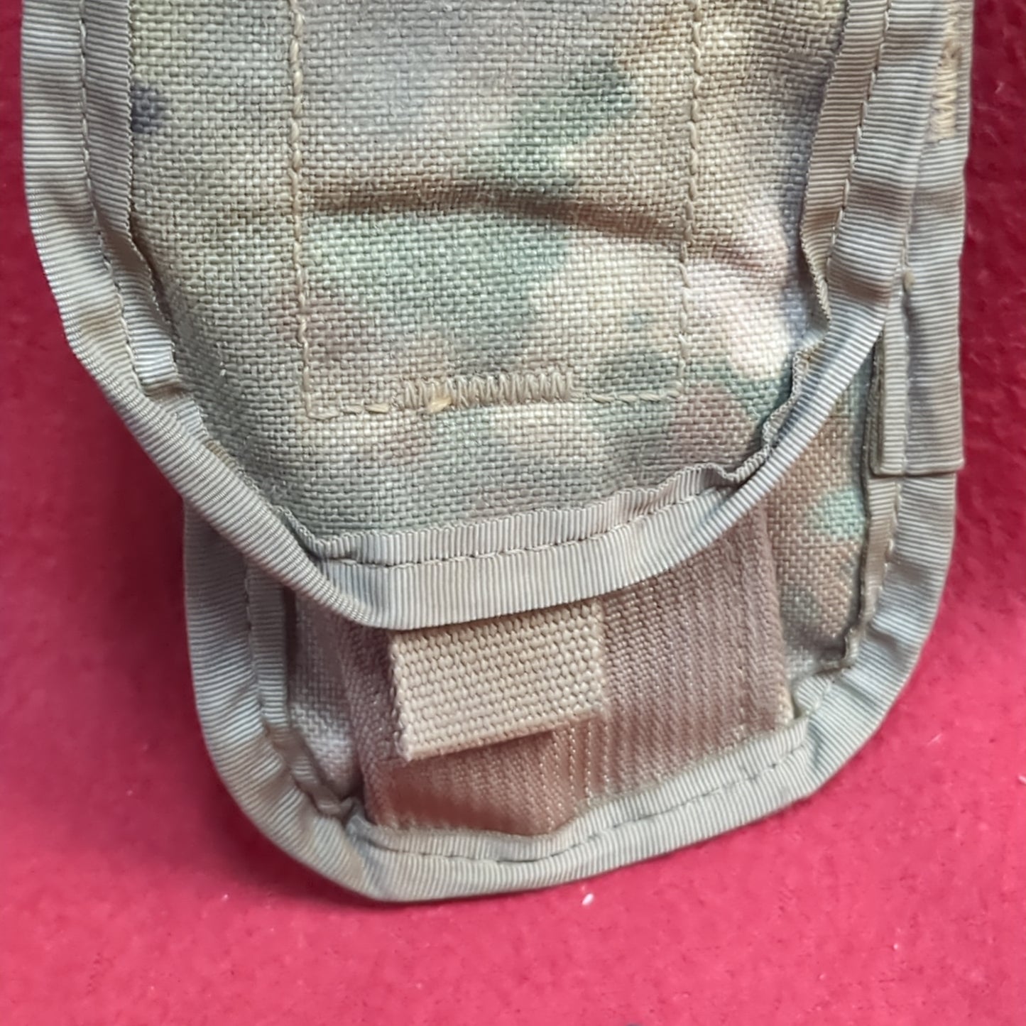 US Army MOLLE M4 2 Mag Pouch Used (ca07-ALP12)