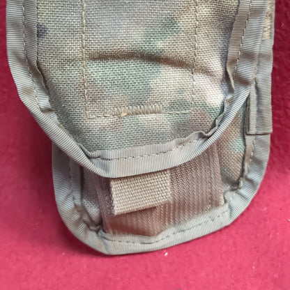 US Army MOLLE M4 2 Mag Pouch Used (ca07-ALP12)