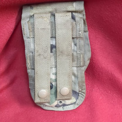 US Army MOLLE M4 2 Mag Pouch Used (ca07-ALP12)