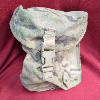 US Army OCP Camo 200 RND Ammo Molle Pouch Used (ca07-ALP14)