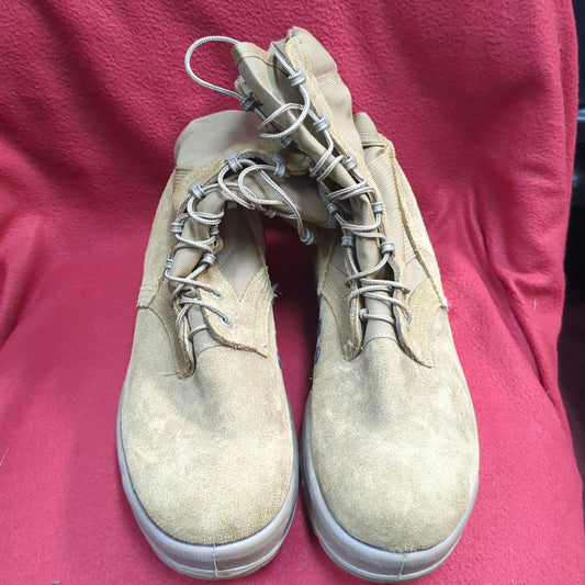 BELLEVILLE Desert Coyote Combat Boots  9 W Wide AHWC 18-D-1001 Used (BA09-ALP46)