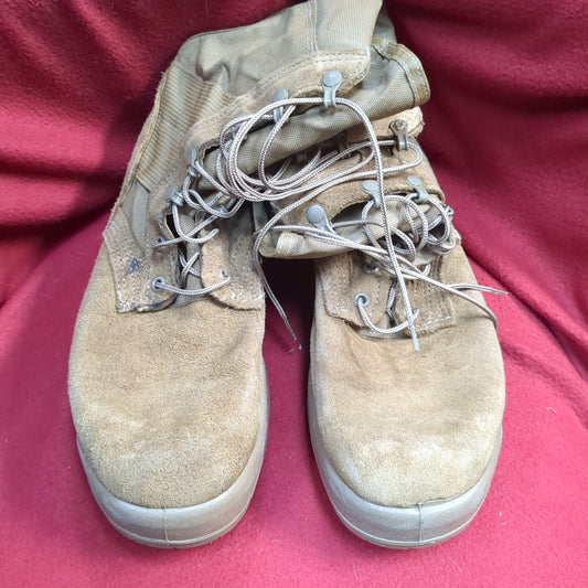 BELLEVILLE Desert Coyote Combat Boots 9.5 R AHWC 18-D-1001 Used (FA20-ALP51)
