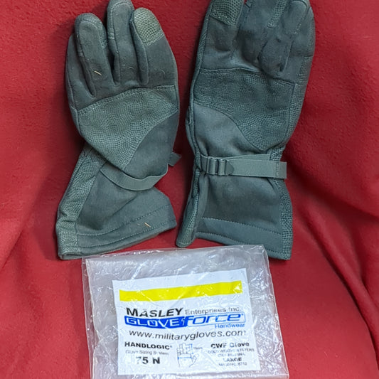 NOS US Army CWF GORE-TEX Gloves Large (cb03-GUA19)