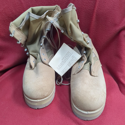 NWT US Army 5 W Hot Weather Combat Boots Coyote 1004 Used (FA20-YAM07)