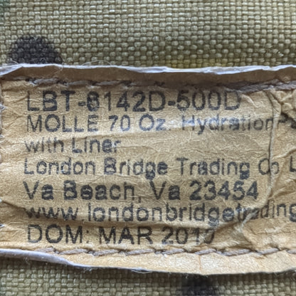 LBT Multicam Modular 70oz Hydration Pouch W/ Bladder London Bridge Tactical Military (08o- db01-YAM08)