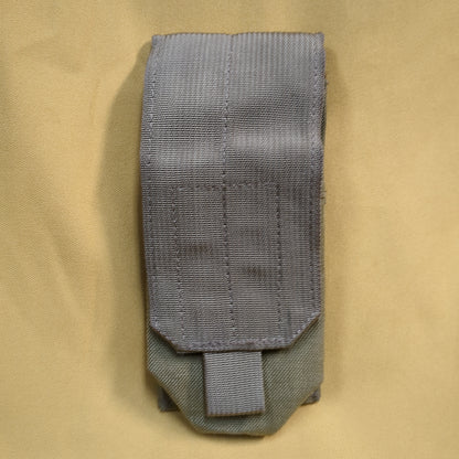 UNUSED Eagle Industries Khaki Molle Smoke Grenade Pouch (34cr- ca2-yam31)
