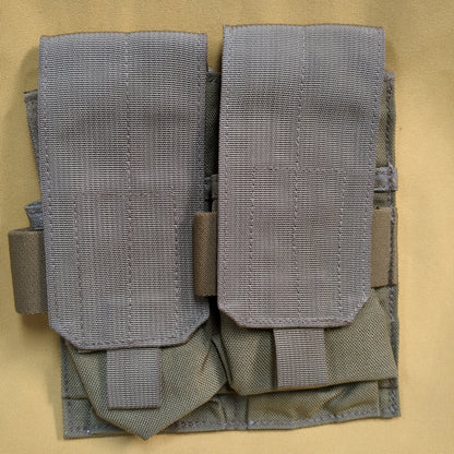 UNUSED Eagle Industries Khaki Molle Double Magazine Pouch (34cr- ca2-yam38)