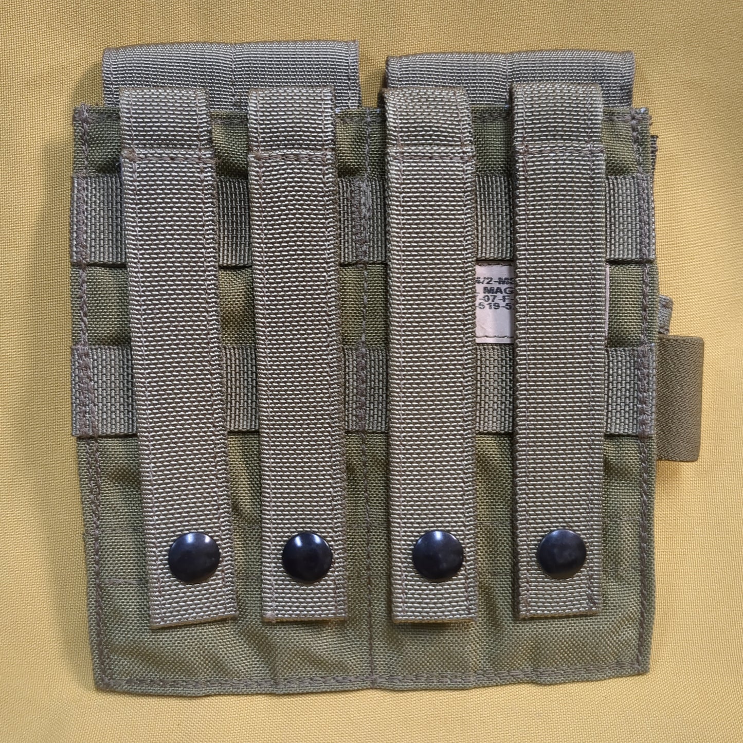 UNUSED Eagle Industries Khaki Molle Double Magazine Pouch (34cr- ca2-yam38)