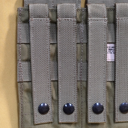 UNUSED Eagle Industries Khaki Molle Double Magazine Pouch (34cr- ca2-yam38)