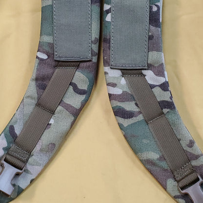 SET of Custom OCP Multicam  / Coyote Webbing Shoulder Straps w/ Sternum Strap for Alice Malice Pack (OCP LC-3)