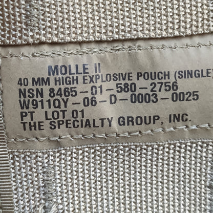 NOS )US Army 40 MM Pouch Single 2756 (ca07-YAM79)