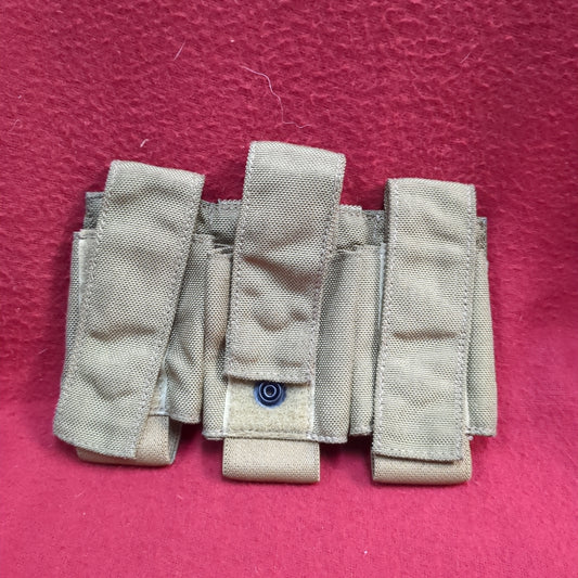 3 Single 40MM Mag Pouch Coyote Used (ca07-YAM84)