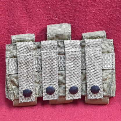3 Single 40MM Mag Pouch Coyote Used (ca07-YAM84)