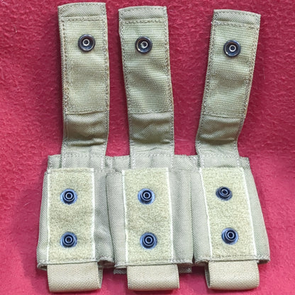3 Single 40MM Mag Pouch Coyote Used (ca07-YAM84)