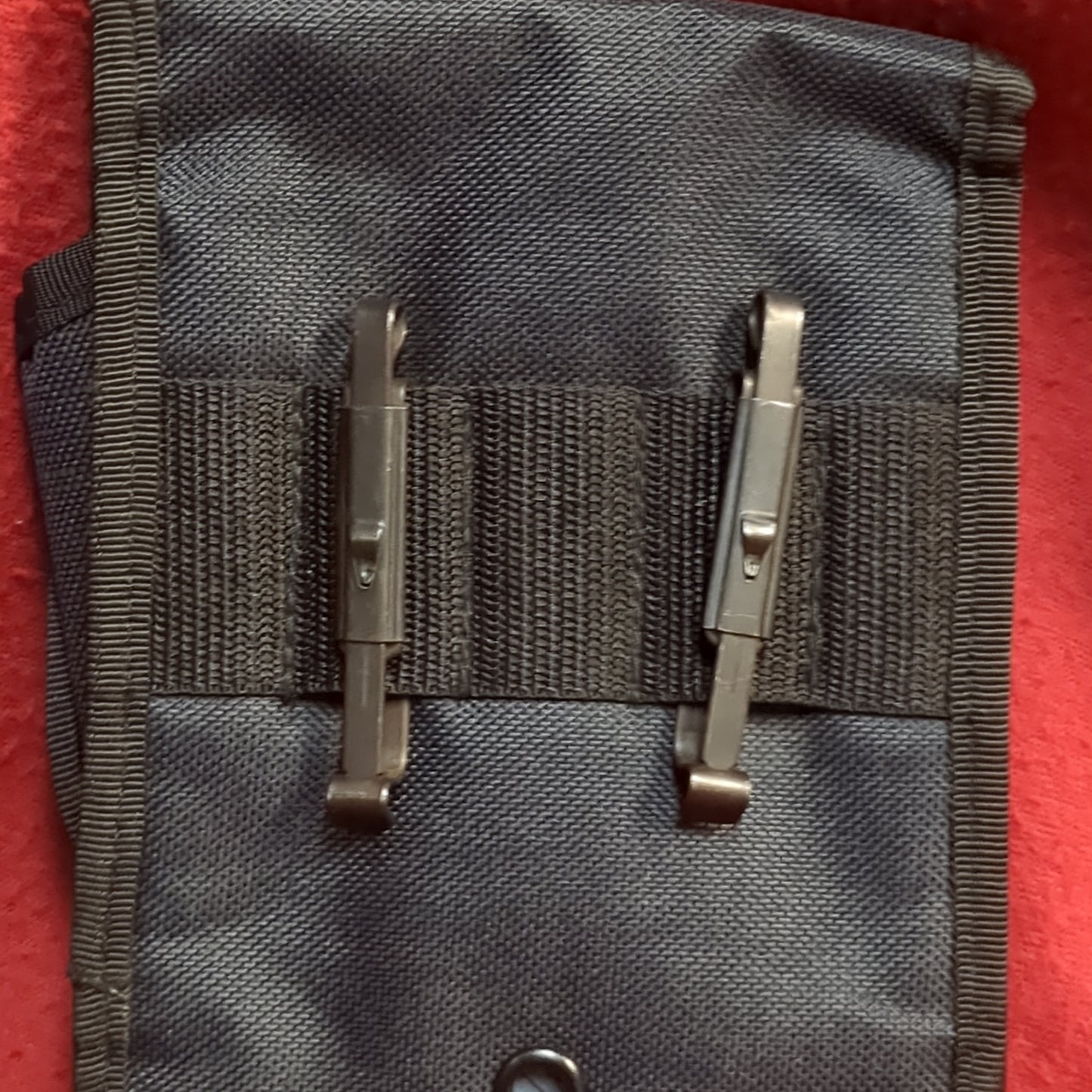 Utility Pouch/Admin Large Black Good Condition (31o- da15-YAM99)