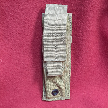 M9 Single Mag Pouch  W/ Extender coyote Used (35cr- ca3-YAM104)