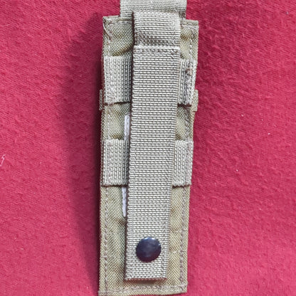 M9 Single Mag Pouch  W/ Extender coyote Used (35cr- ca3-YAM104)