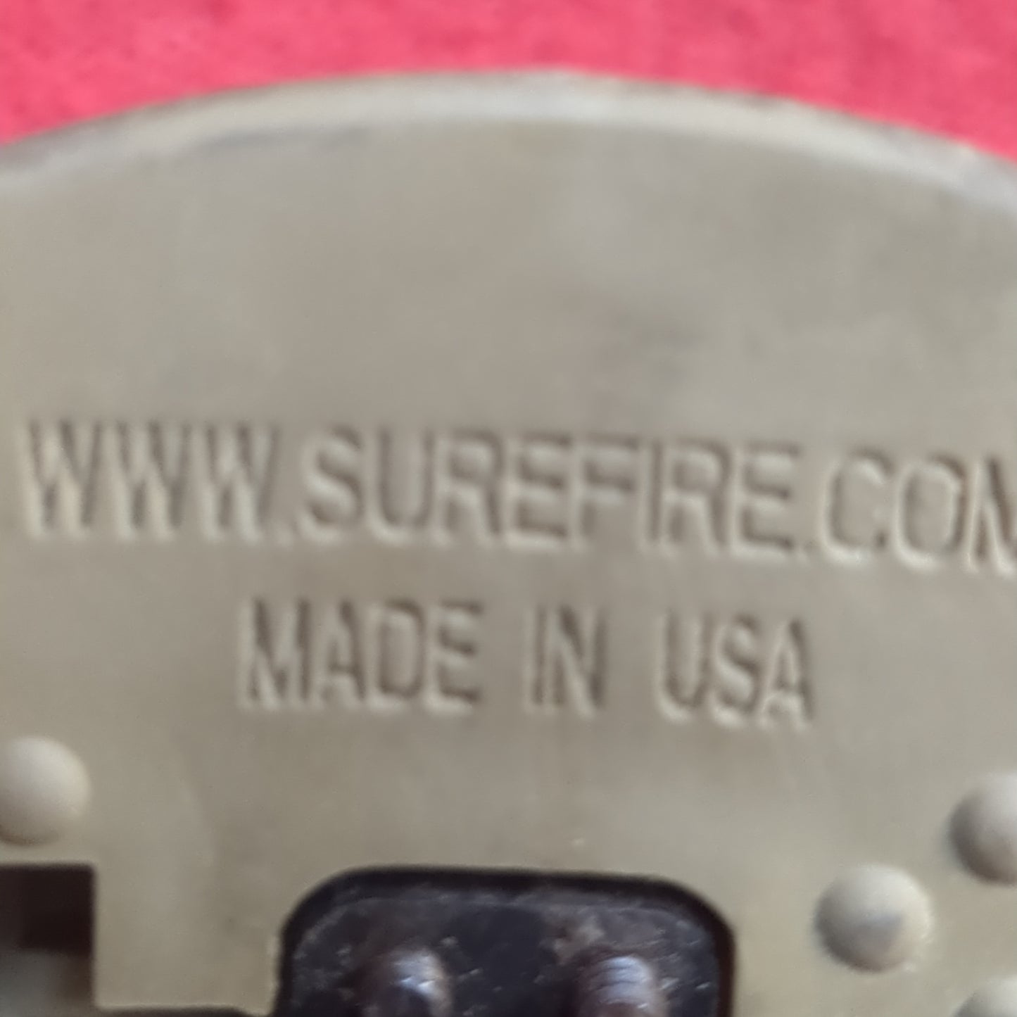 SureFire HL1 Helmet Light Blue/White w Mount Used (ab02-YAM113)