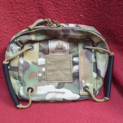 VELOCITY SYSTEMS "MAYFLOWER" UTILITY POUCH 7.5" X 5" MULTICAM MEDICAL & ADMIN Used (35cr- ca3-YAM114)