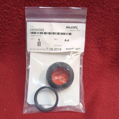nos wilcox amber filter w/ ring fits PVS-14, 15, 31 (bar ac04-yam131)