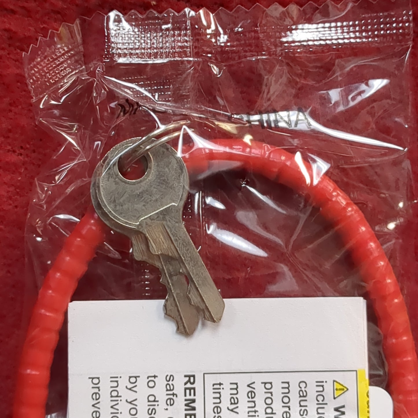 nos weapon lock w/key (01cr- ca14-yam133)