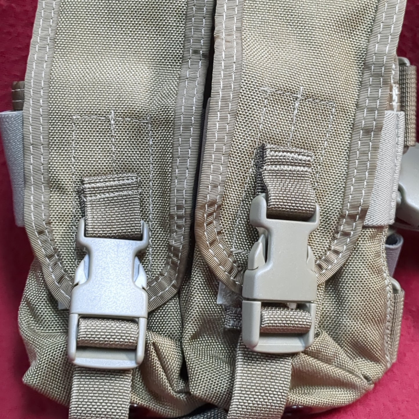 Tag tactical assault gear drop leg pouch mag holder coyote good condition (ca07-yam141)