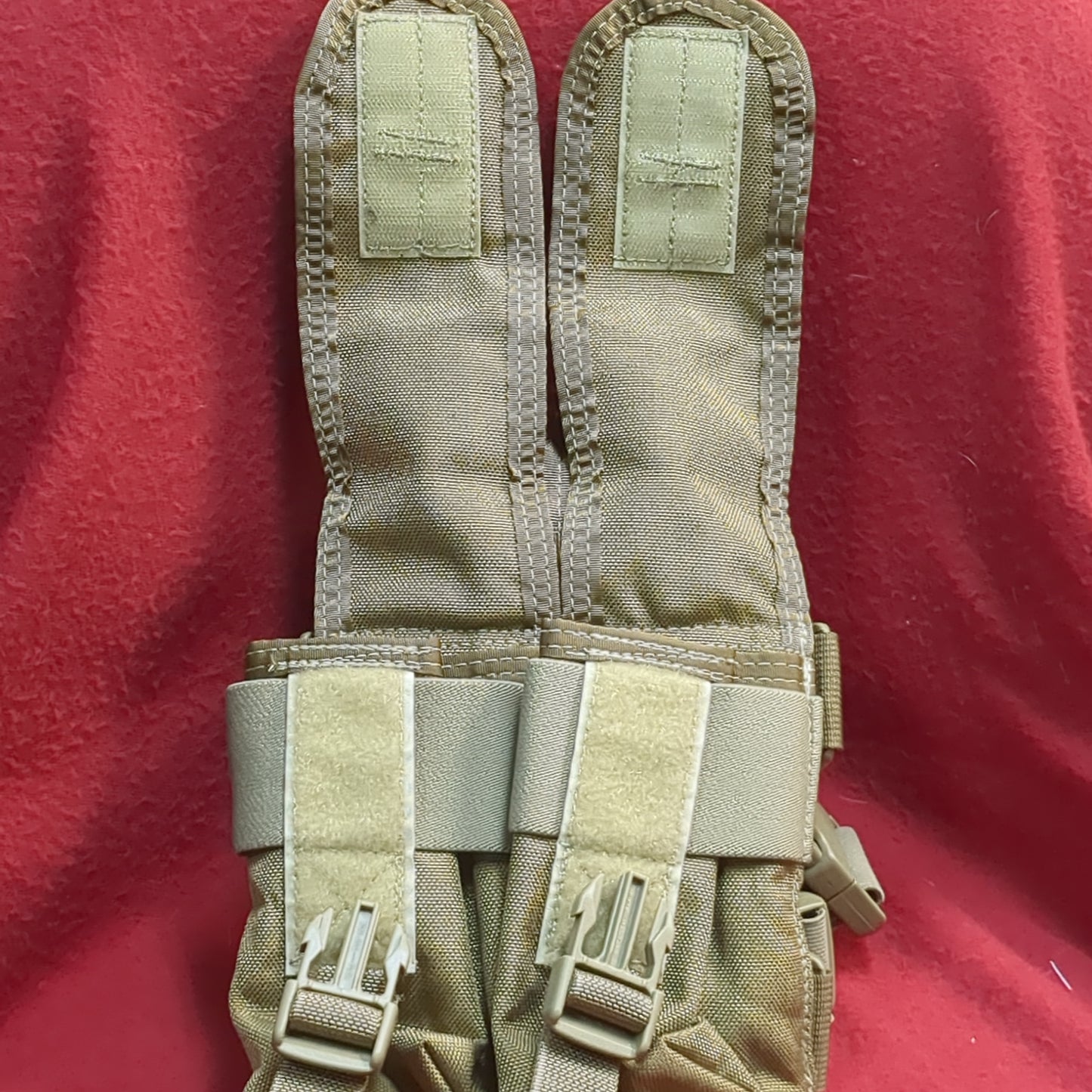 Tag tactical assault gear drop leg pouch mag holder coyote good condition (ca07-yam141)