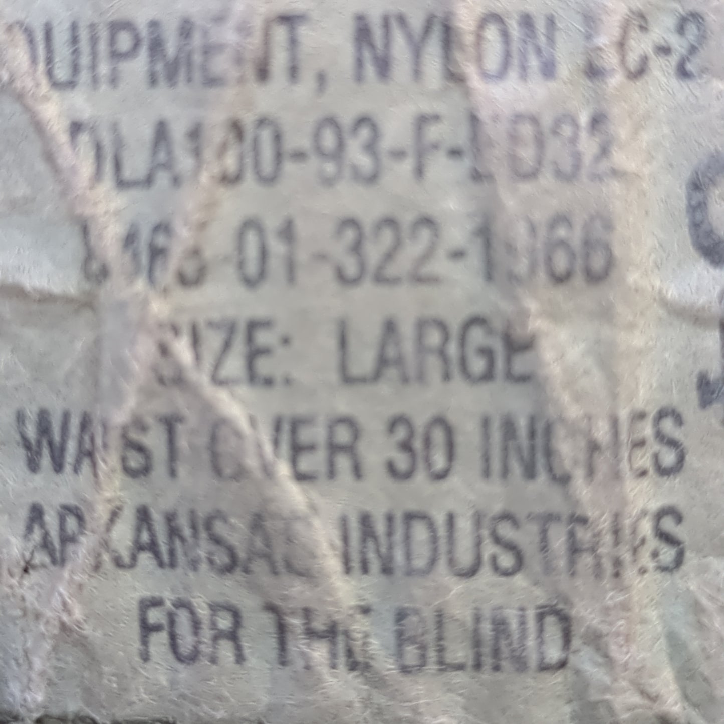 US Military Individual Belt Equipment Web lc-2 OD Green (CB01-25APR56)