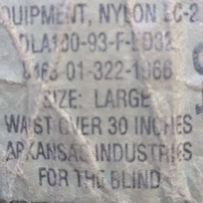 US Military Individual Belt Equipment Web lc-2 OD Green (CB01-25APR56)
