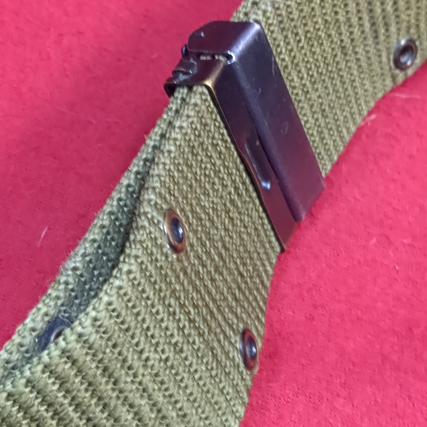 US Military Individual Belt Equipment Web lc-2 OD Green (CB01-25APR56)
