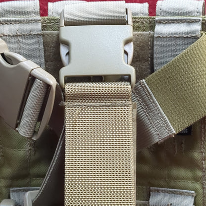 Tag / bds drop leg pouch 40mm holder coyote good condition (ca07-yam156)