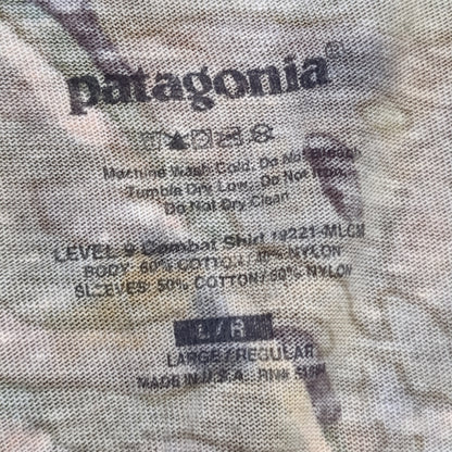 patagonia combat shirt top shirt large /regular ocp l9 level 9 used (ec12-ENU189)