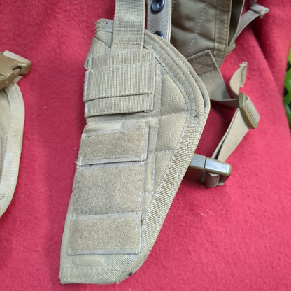 Condor vertical padded shoulder magazine utility pouch universal pistol holster (ca07-yam193)