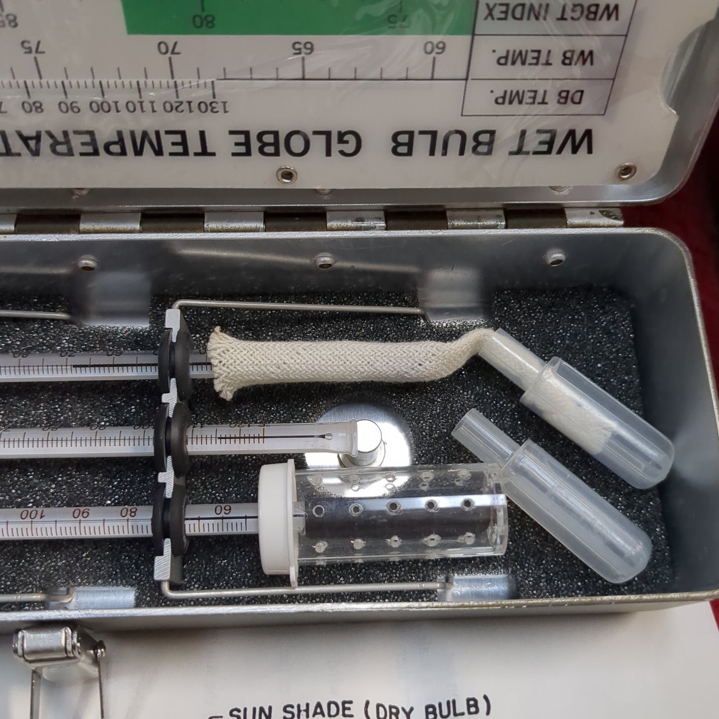 NOS psg controls wet bulb globe temperature index calculator kit 3023 (06cc- ca9-yam199)