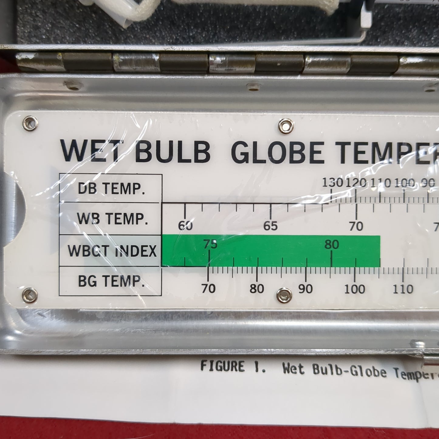NOS psg controls wet bulb globe temperature index calculator kit 3023 (06cc- ca9-yam199)